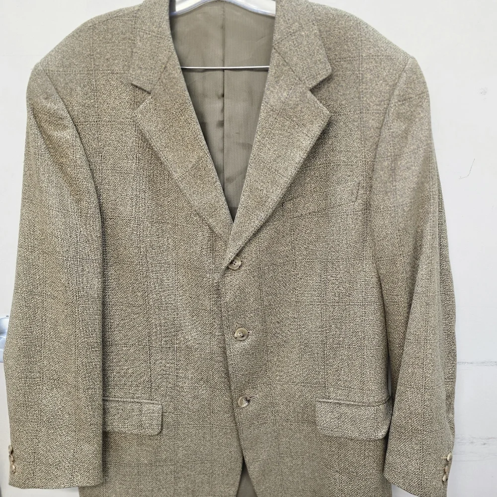 Vtg Ermenegildo Zegna Soft Men's Blazer Sports Jacket Size 44R EUC TO PRISTINE - Picture 2 of 16